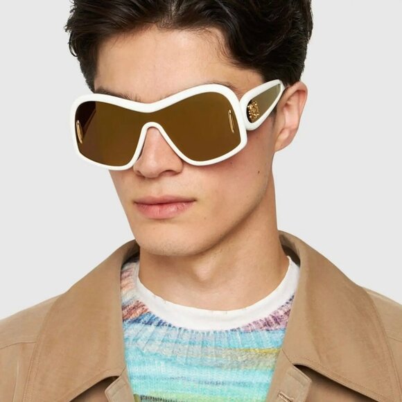 Loewe FASHION LW40131I Sunglasses – Ivory White Gold | Model LW40131I 25G main image 4